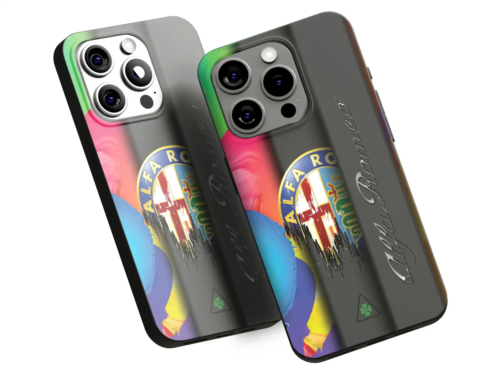 Alfa Romeo Coque Silicone Smartphone Design Minimal Stylé